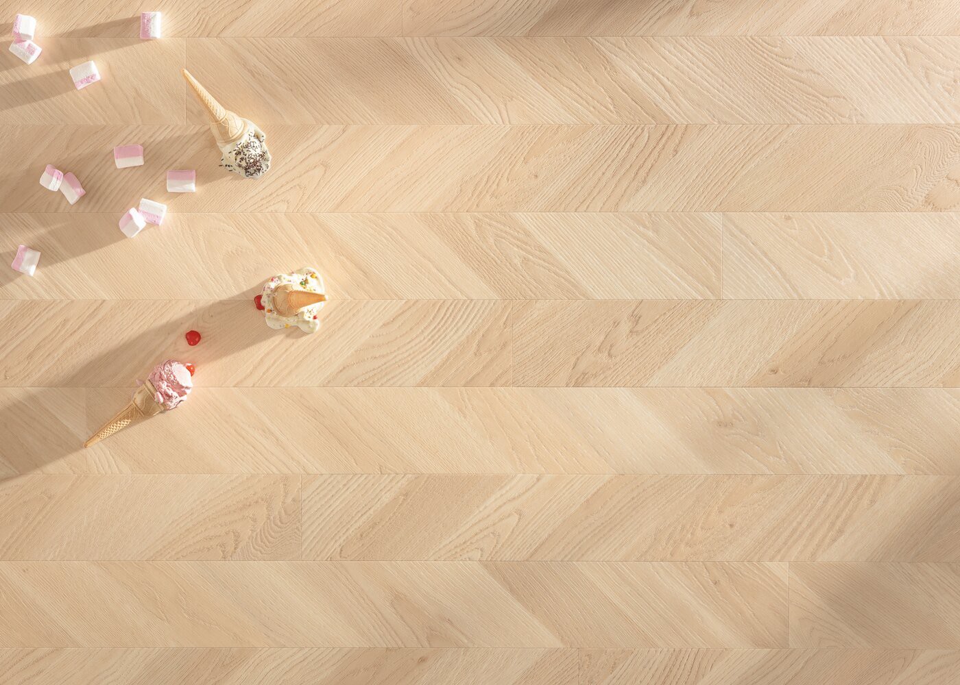 Vinyle rigide Chêne Gizeh passage commercial 4.5x123x1524