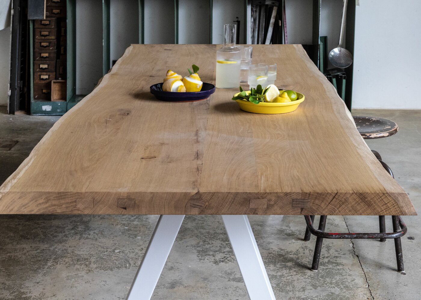 Pied De Table Dolbeau Acier Peinture Epoxy Blanc Mat 60x650x700