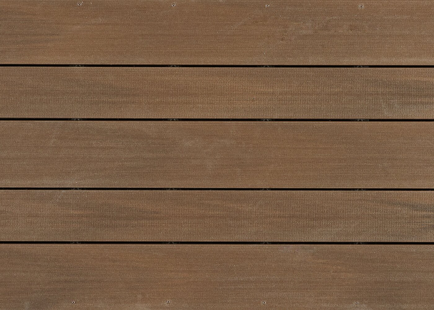 Lame de terrasse bois composite co-extrud&eacute; bross&eacute; PEFC Brun Rio 23x180x4000