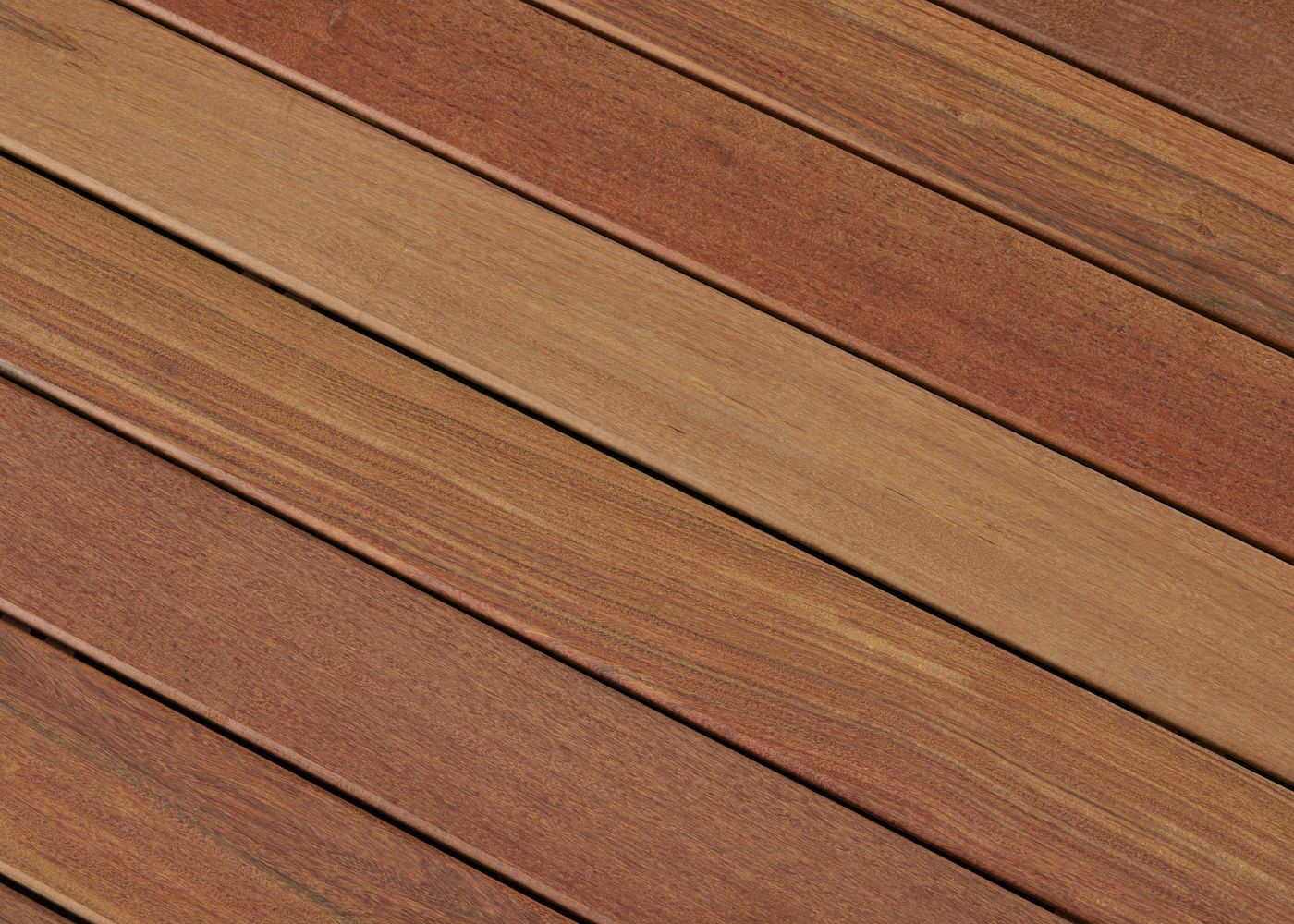 Lame de terrasse Ipé fixation invisible 1 face lisse - rainure et languette bout Lisse 21x100x800-2100