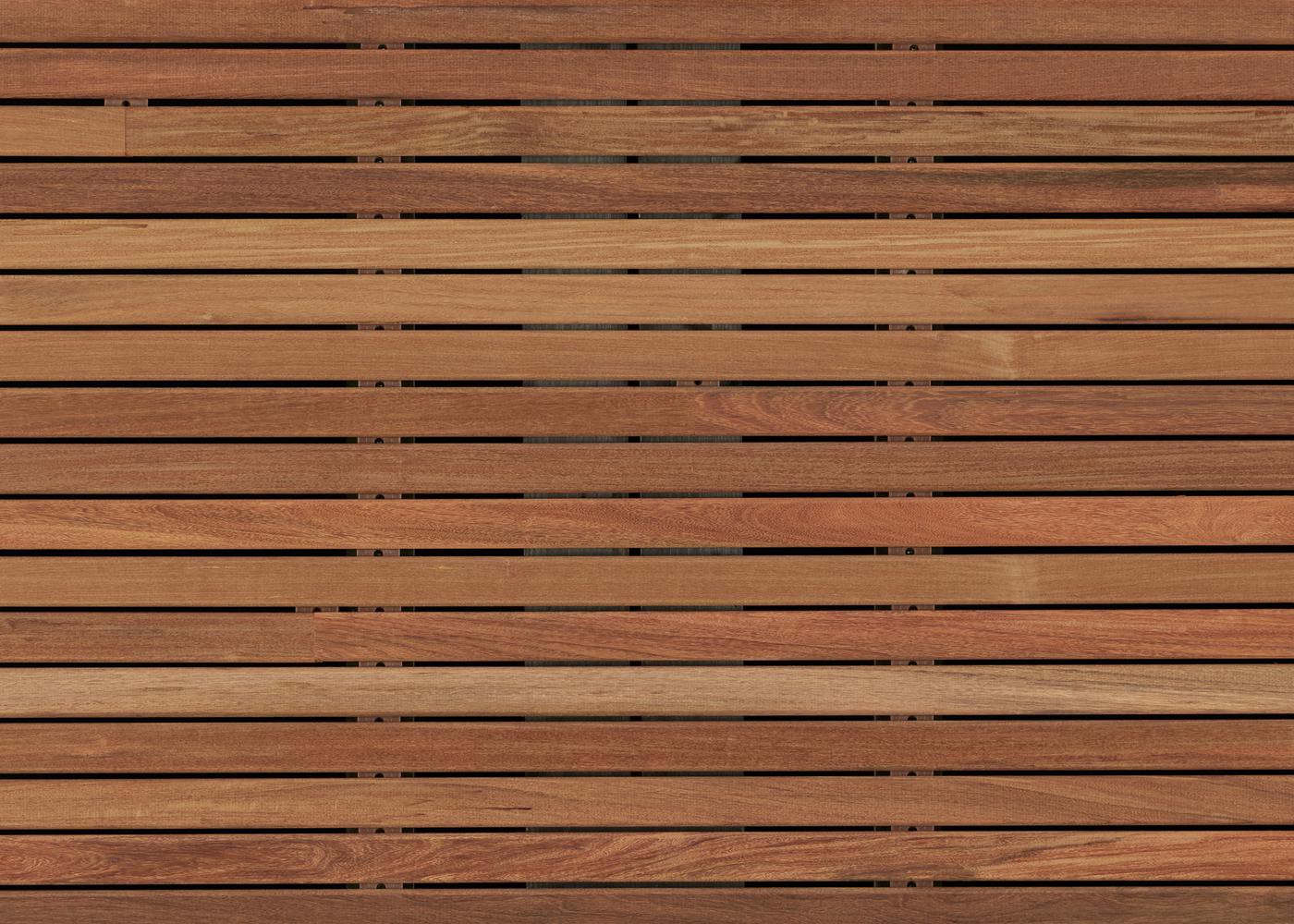 Lame de terrasse Ipé fixation invisible 1 face lisse - rainure et languette bout Lisse 21X45x800-2700