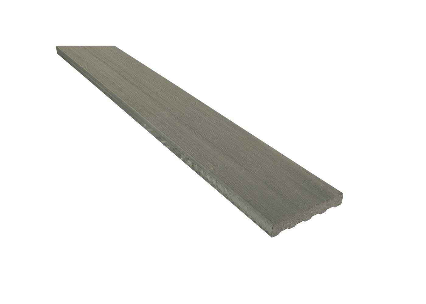 Planche de finition composite co-extrudé Gris Cayenne 23x180x4000