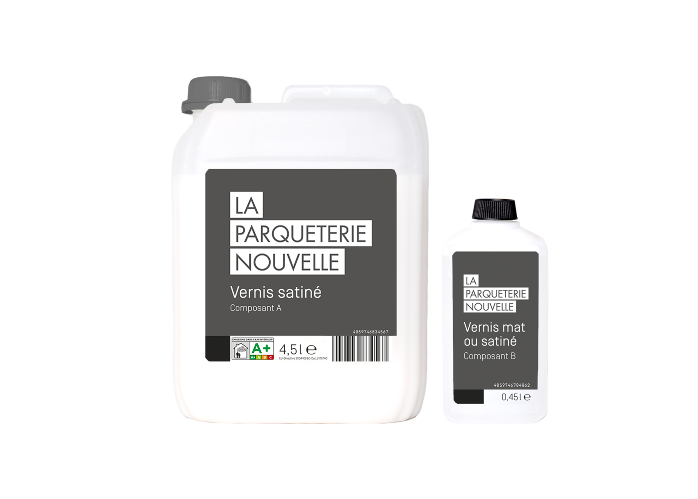 Vernis aqua 2k bicomposant polyuréthane verni satiné La Parqueterie Nouvelle