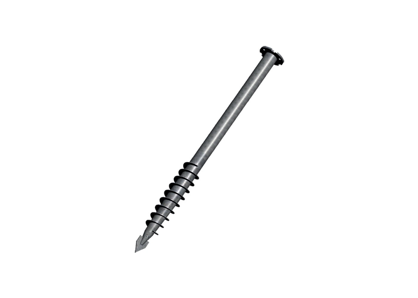 Vis de fondation en acier galvanis&eacute; FS-550-F 550 mm