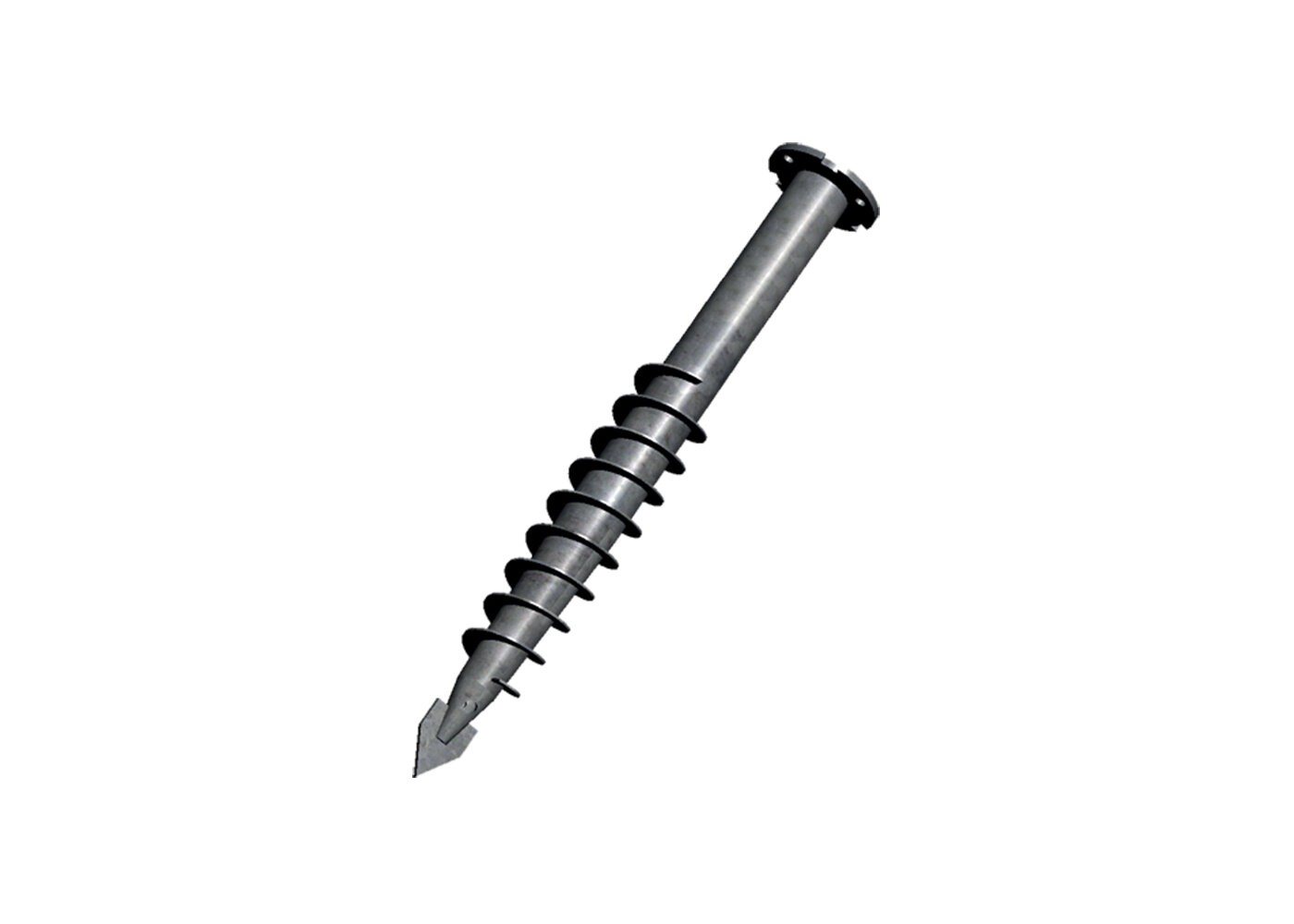 Vis de fondation en acier galvanis&eacute; FS-550-F 550 mm