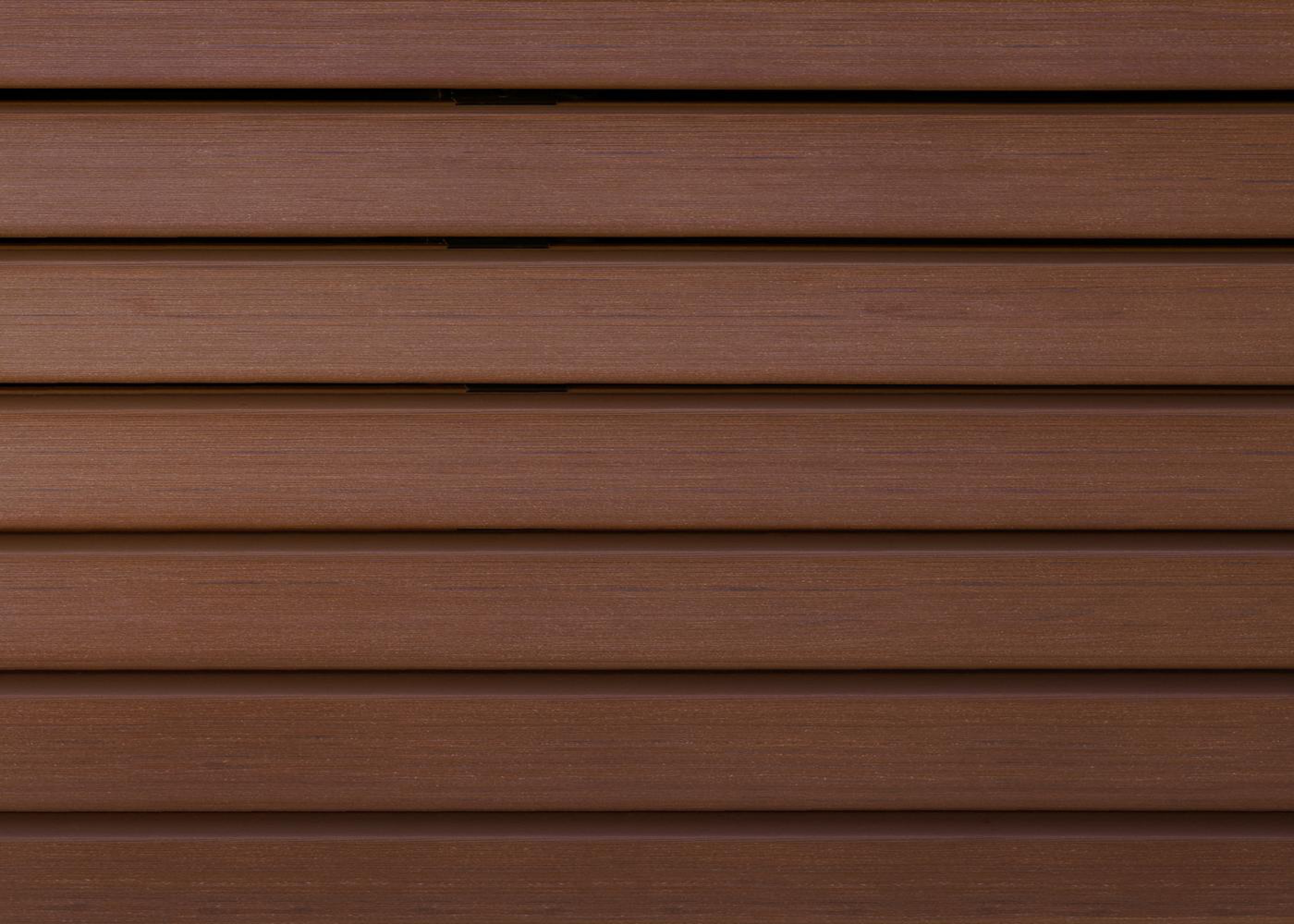 Bardage extérieur Composite Brun Foncé à claire-voie - La Parqueterie ...